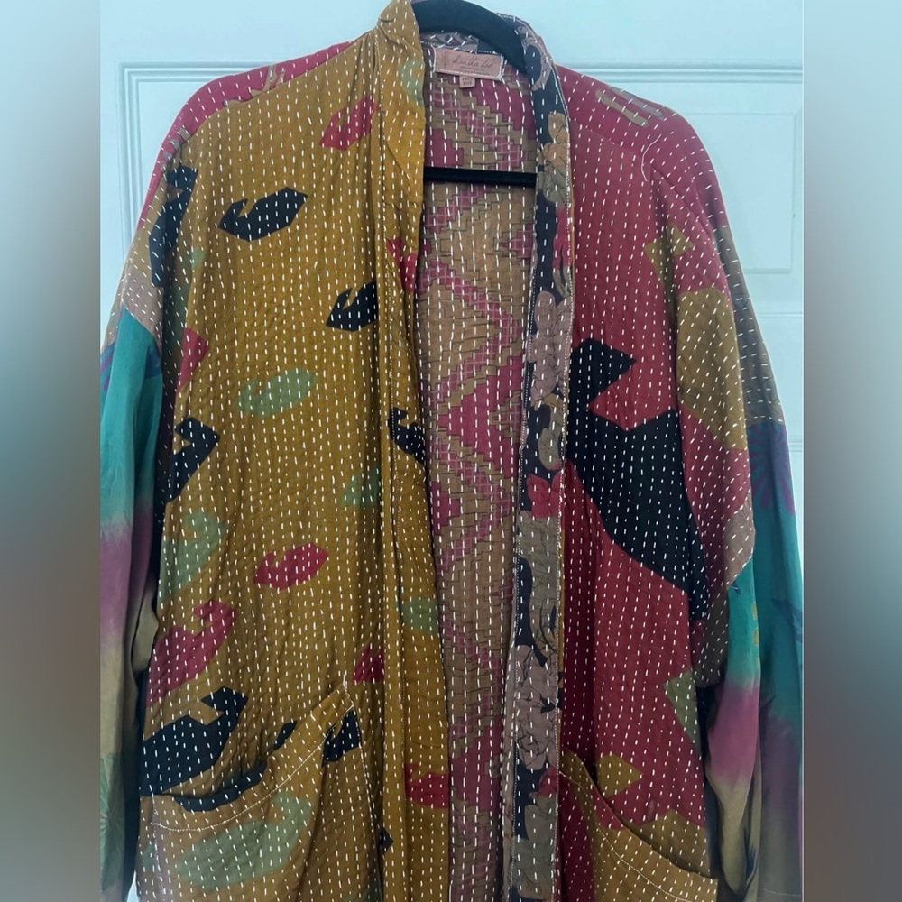 Kantha Bae Overdyed Kimono - Picture 4 of 10
